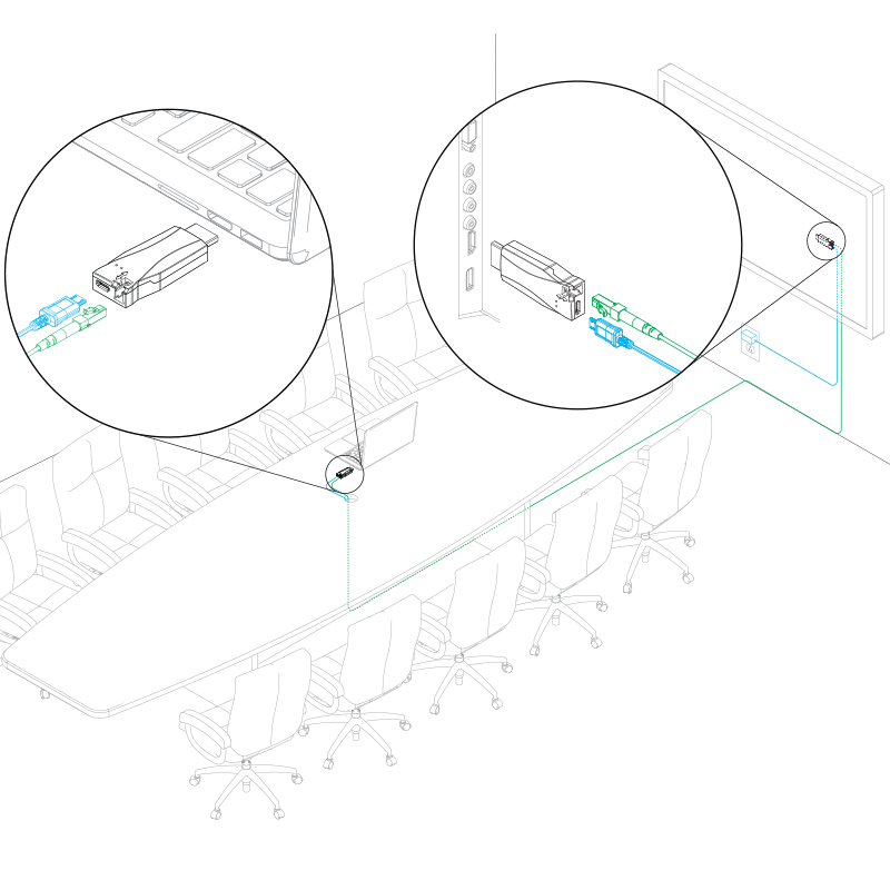 Application Guide: Extending Video over Fiber in Commercial Spaces