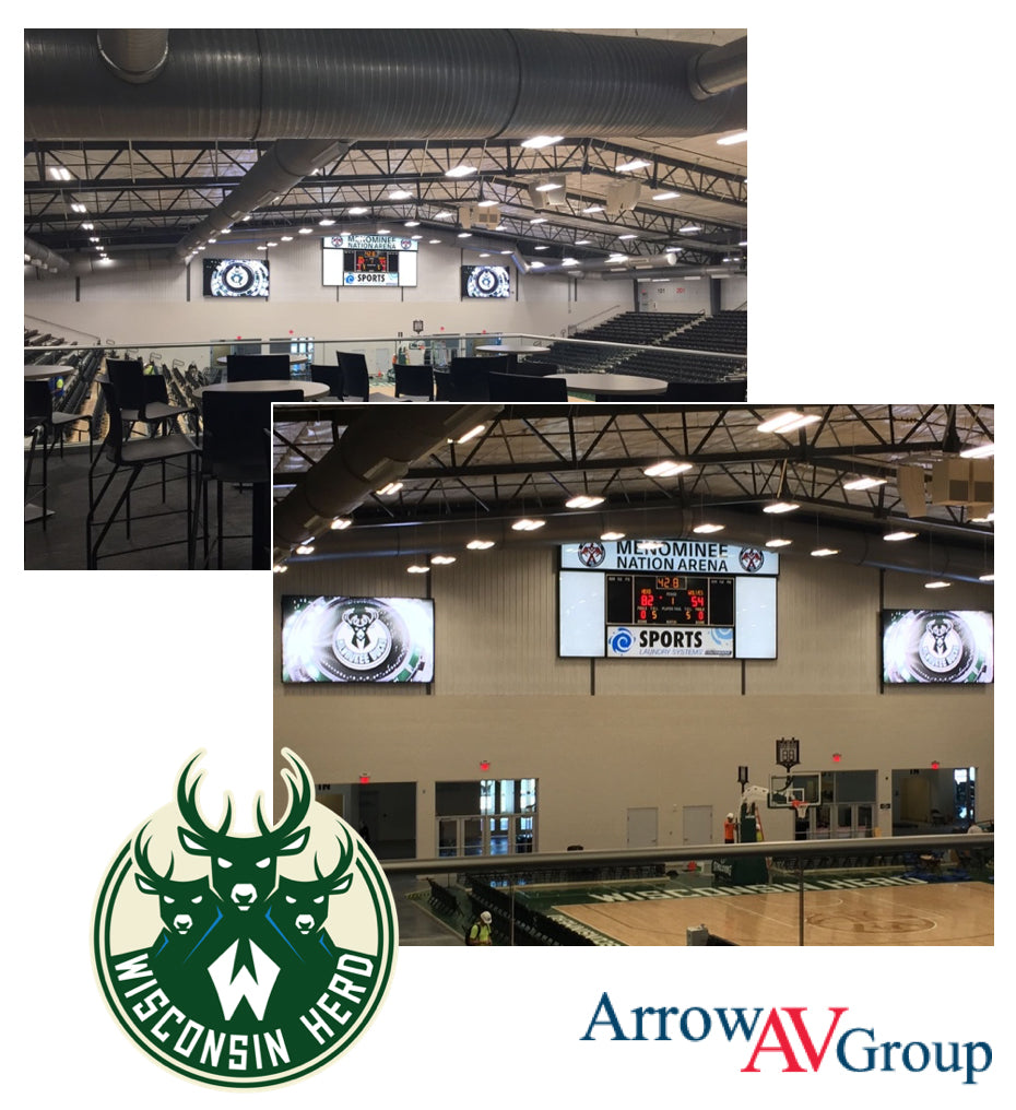 Project Profile: Fiber Optics in the Menominee Nation Arena (home of Wisconsin Herd)