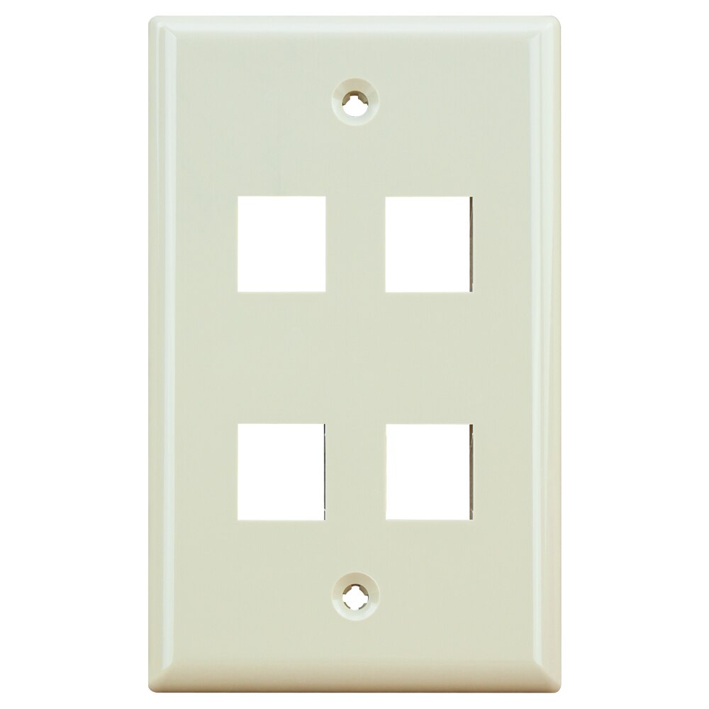 Single gang keystone wallplates