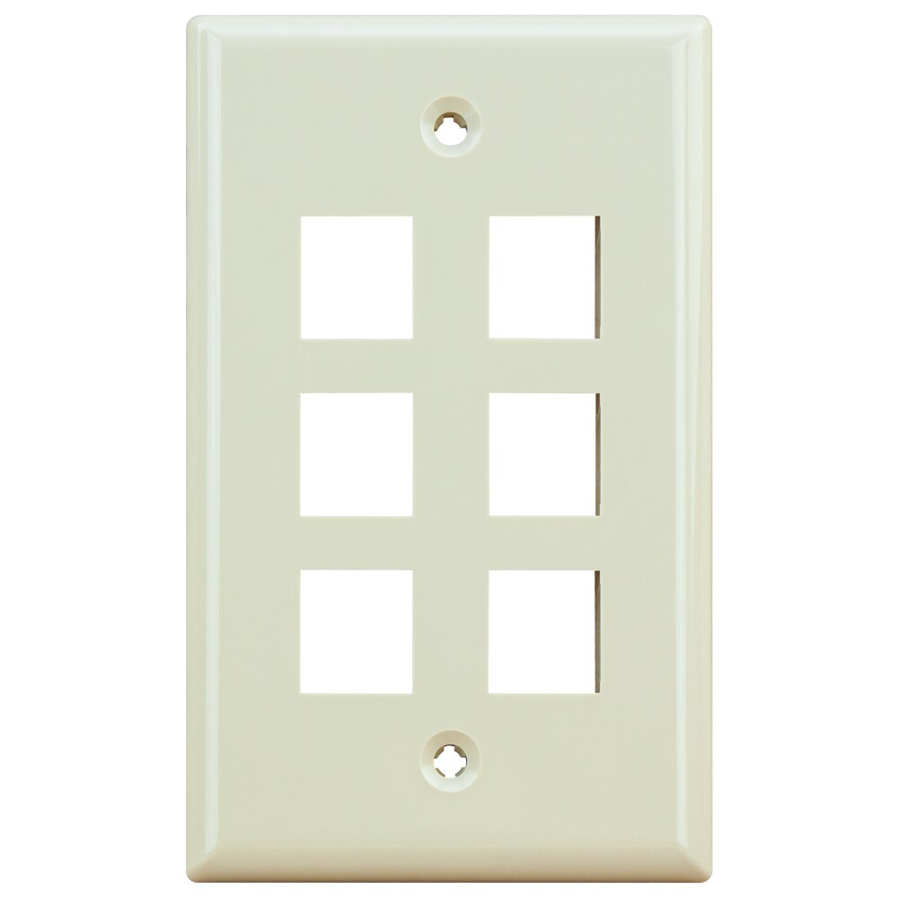 Single gang keystone wallplates