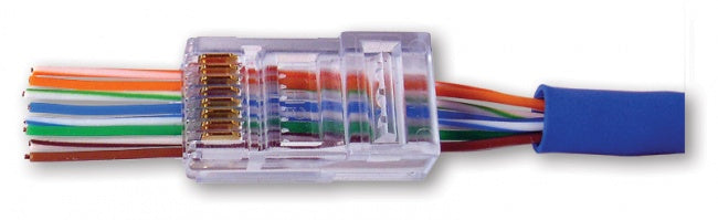 UTP Cat5e Pass-Through RJ45 -- ezRJ45