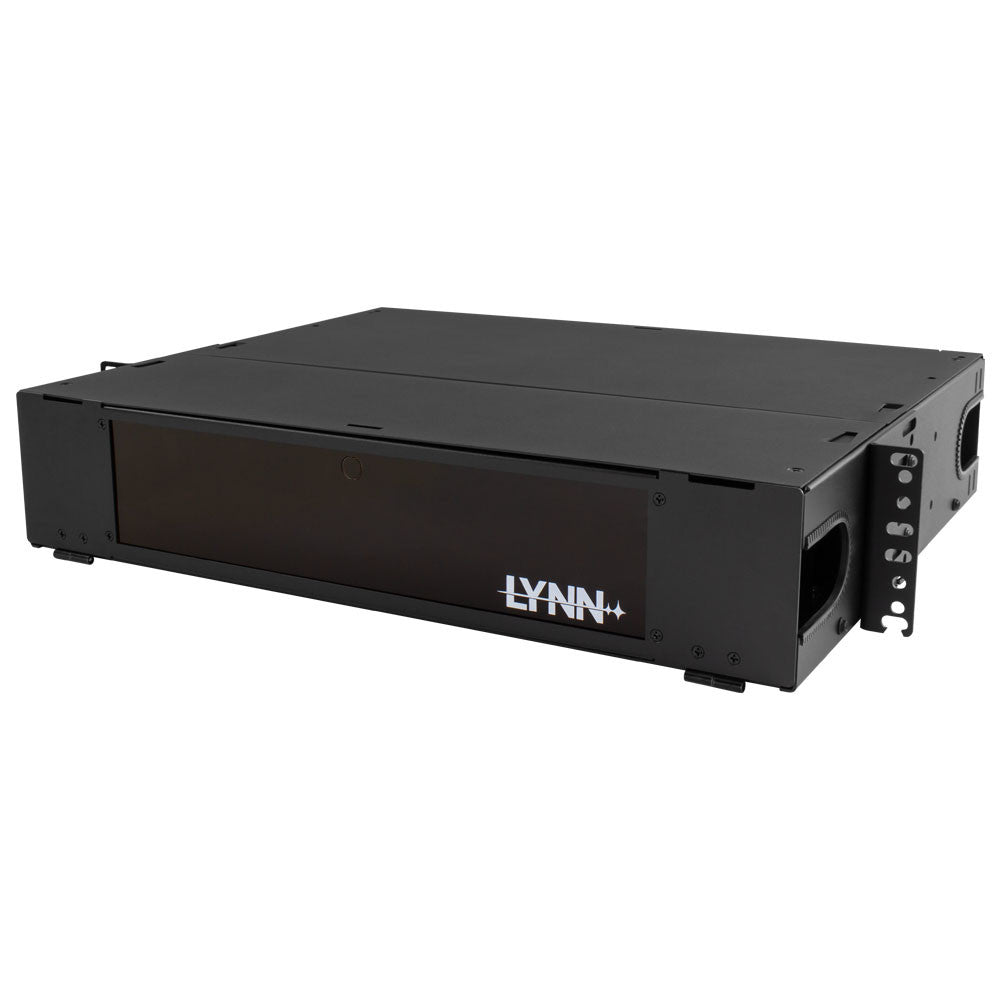 Rackmount fiber panel with sliding tray - LYNN Premium™