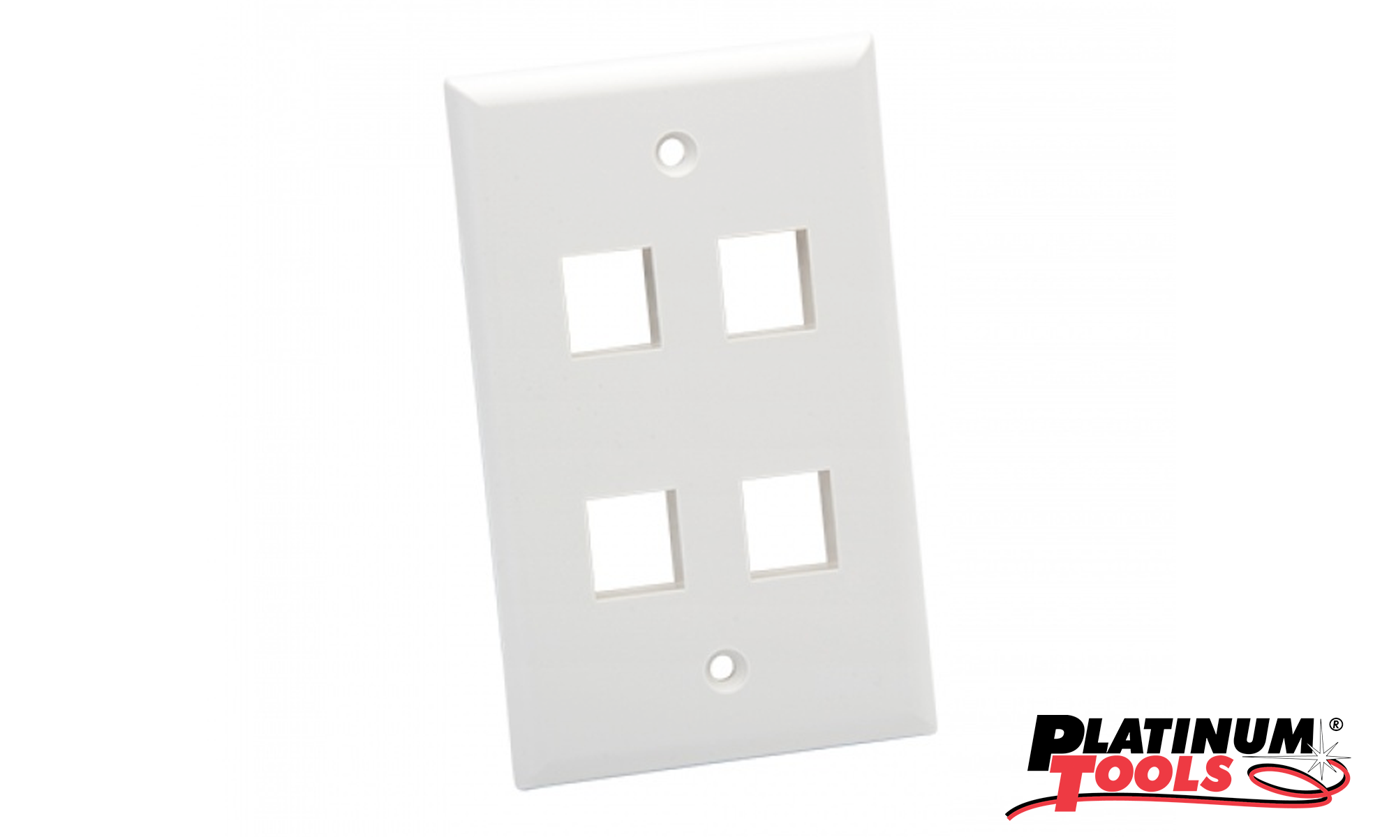 Wallplates with Keystone Ports