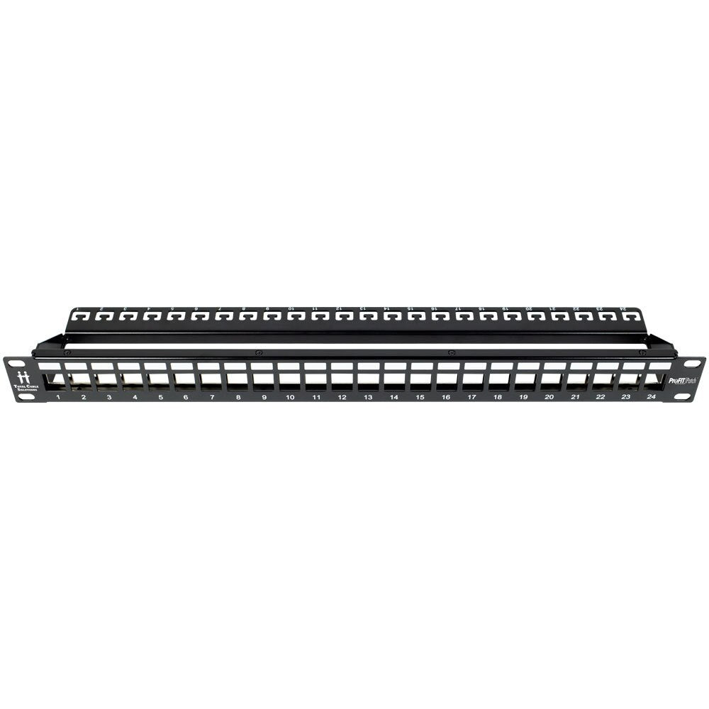 Rackmount Keystone Panel - Open Ports